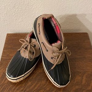 Plaid Duck Winter Shoes